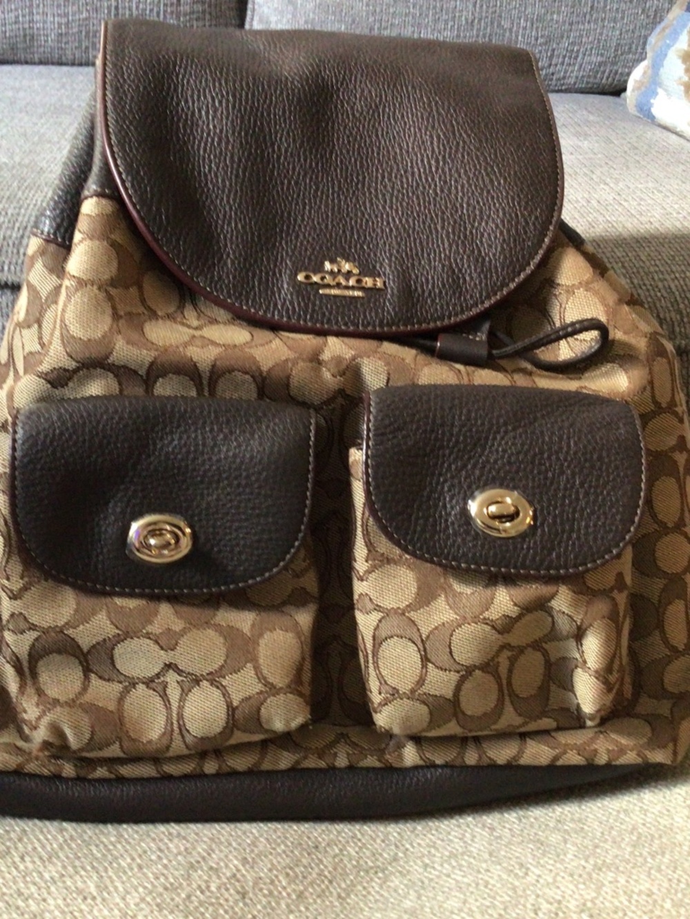 Coach Back Pack Purse